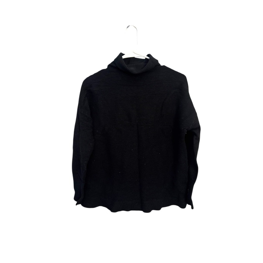 Chelsea & Theodore Black Turtleneck Sweater